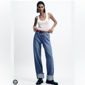 STRAIGHT-FIT HIGH-RISE SELVEDGE JEANS